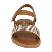 Italian Girls Pomeline Little & Big Kid Adjustable Strap Flat Sandals