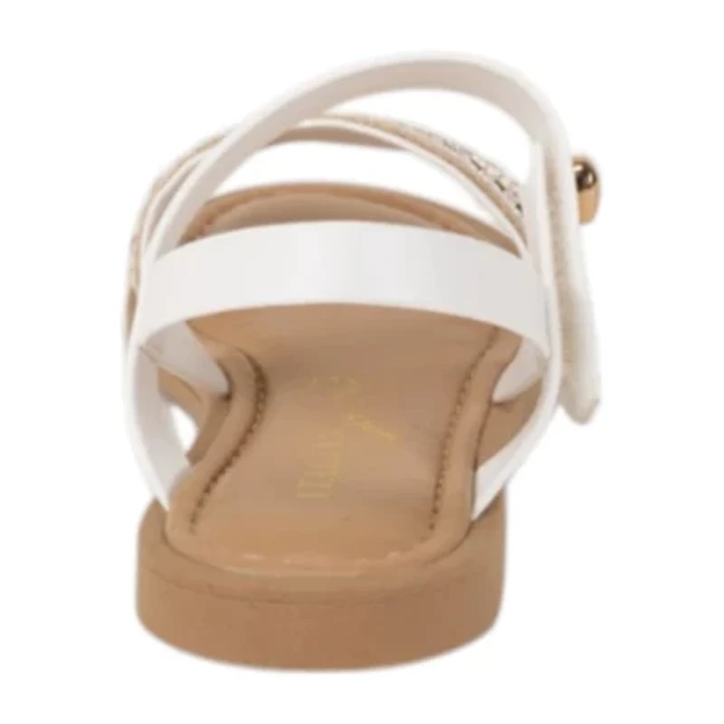 Italian Girls Lucine Little & Big Kid Adjustable Strap Flat Sandals