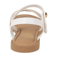 Italian Girls Lucine Little & Big Kid Adjustable Strap Flat Sandals