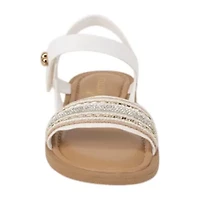 Italian Girls Lucine Little & Big Kid Adjustable Strap Flat Sandals