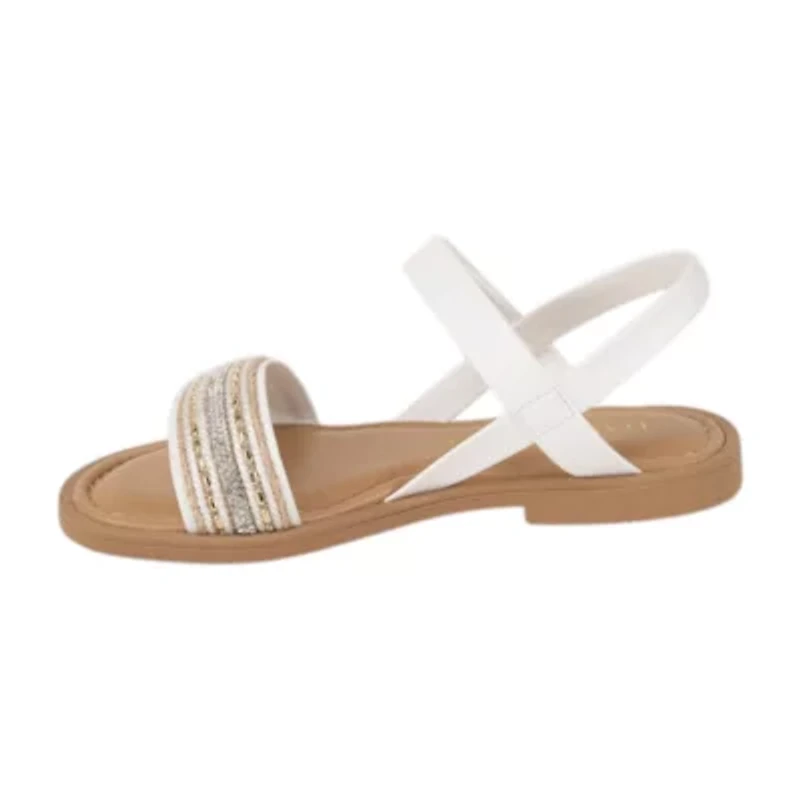 Italian Girls Lucine Little & Big Kid Adjustable Strap Flat Sandals