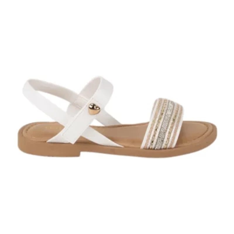 Italian Girls Lucine Little & Big Kid Adjustable Strap Flat Sandals