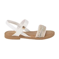 Italian Girls Lucine Little & Big Kid Adjustable Strap Flat Sandals