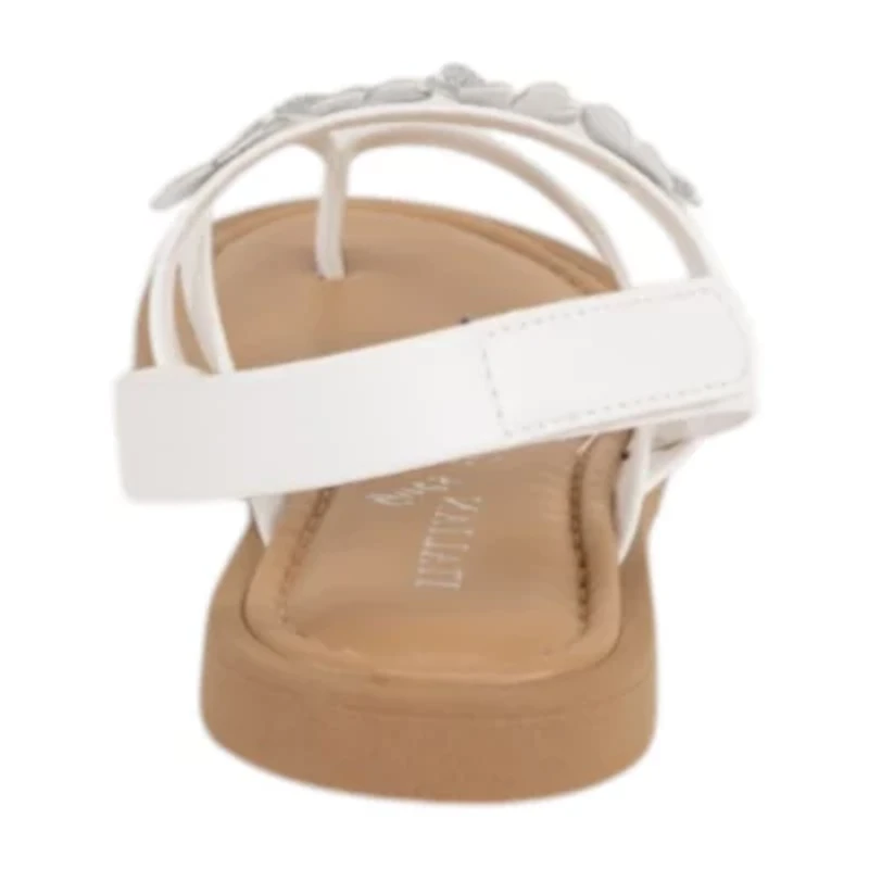 Italian Girls Kinvara Little & Big Kid Adjustable Strap Flat Sandals