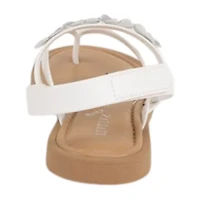 Italian Girls Kinvara Little & Big Kid Adjustable Strap Flat Sandals