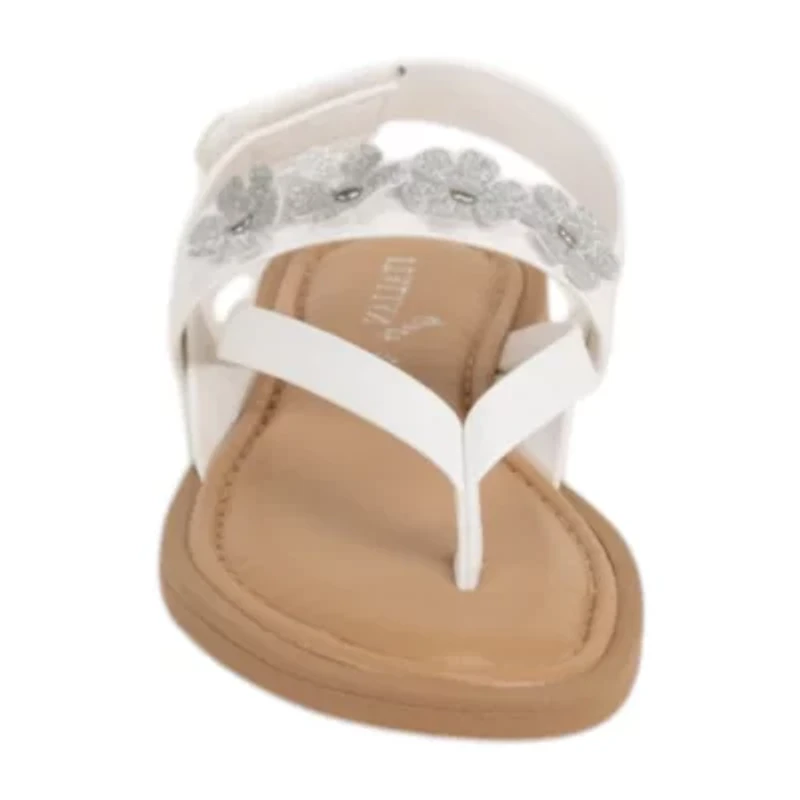 Italian Girls Kinvara Little & Big Kid Adjustable Strap Flat Sandals