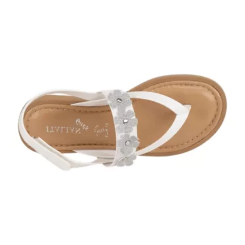 Italian Girls Kinvara Little & Big Kid Adjustable Strap Flat Sandals