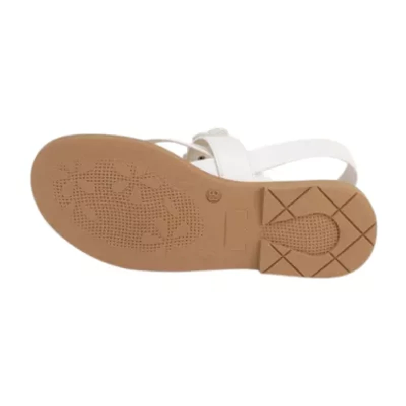 Italian Girls Kinvara Little & Big Kid Adjustable Strap Flat Sandals