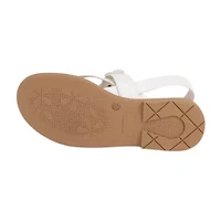 Italian Girls Kinvara Little & Big Kid Adjustable Strap Flat Sandals