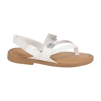 Italian Girls Kinvara Little & Big Kid Adjustable Strap Flat Sandals