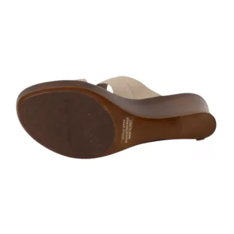 Italian Shoemakers Womens Wedge Sandals