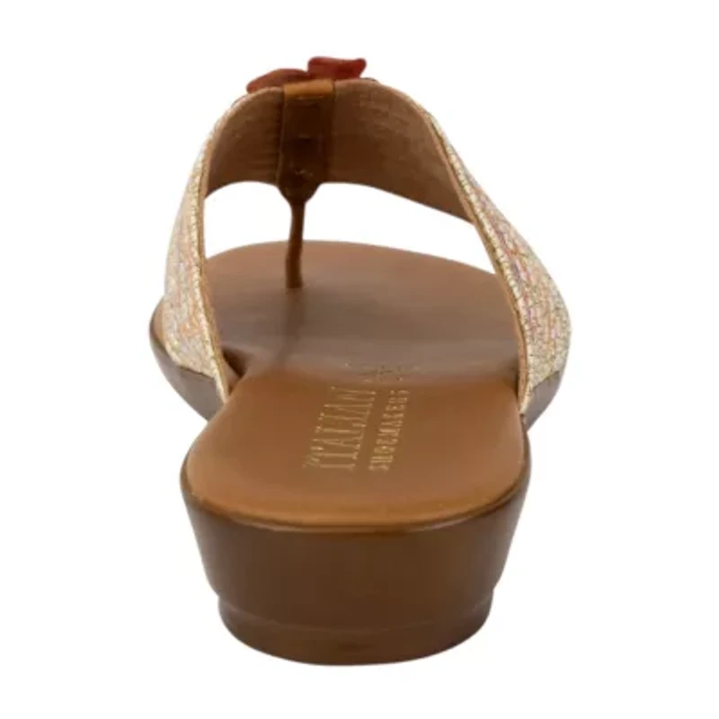 Italian Shoemakers Womens Klaire Wedge Sandals