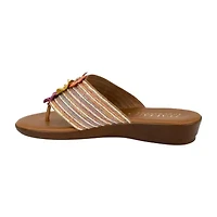 Italian Shoemakers Womens Klaire Wedge Sandals
