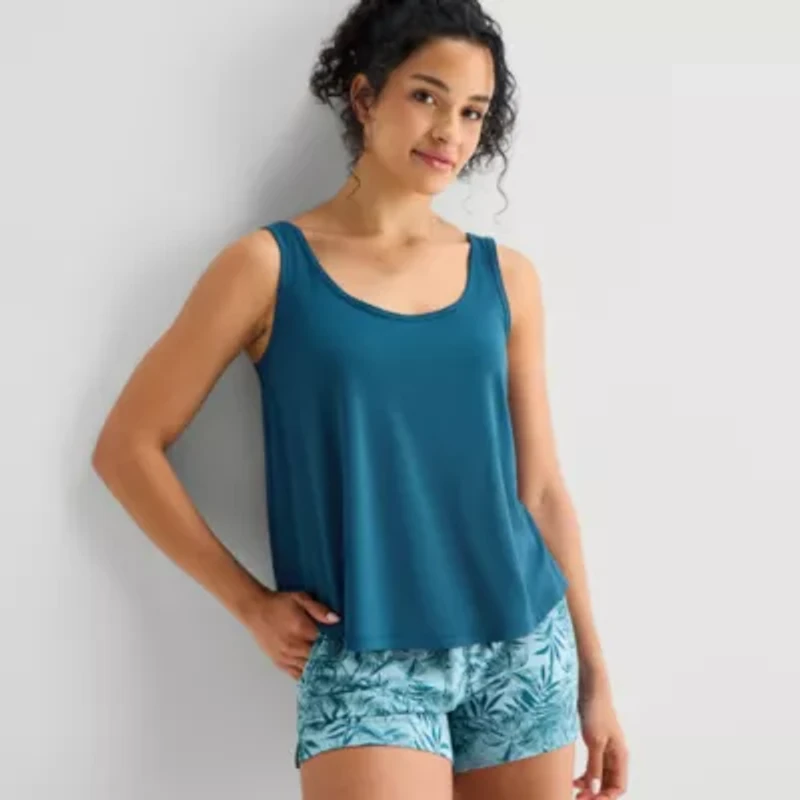 Ambrielle Womens Sleeveless 2-pc. Pajama Sets