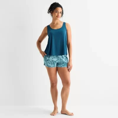 Ambrielle Womens Sleeveless 2-pc. Pajama Sets