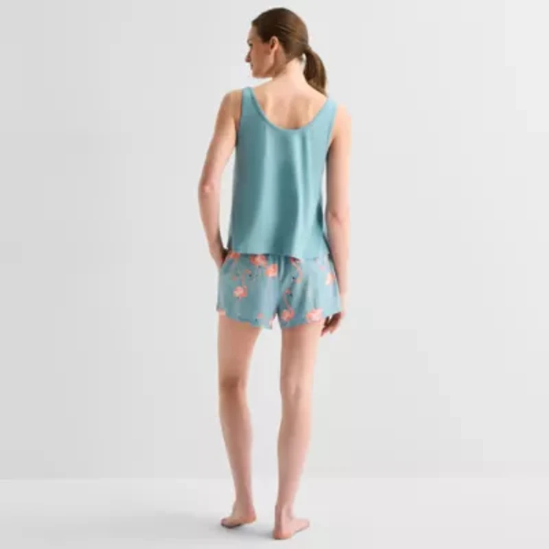 Ambrielle Womens Sleeveless 2-pc. Pajama Sets
