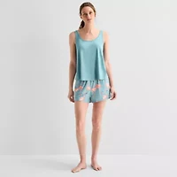 Ambrielle Womens Sleeveless 2-pc. Pajama Sets