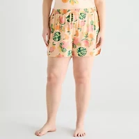 Sleep Chic Womens Plus Pajama Shorts