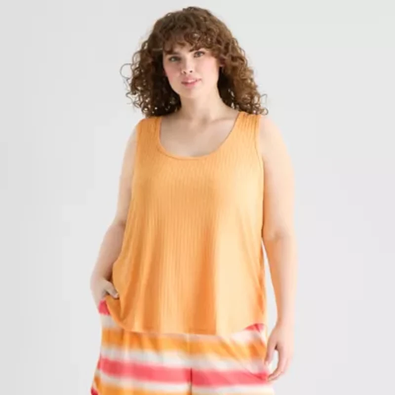 Sleep Chic Womens Plus Pajama Shorts