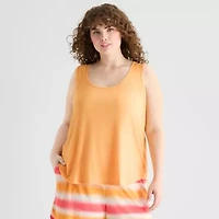 Sleep Chic Womens Plus Pajama Shorts