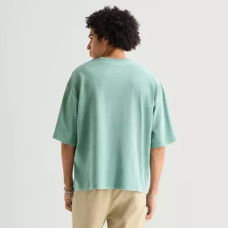 Arizona Oversized Boxy Fit Mens Crew Neck Short Sleeve T-Shirt