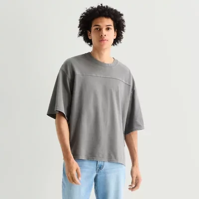 Arizona Oversized Boxy Fit Mens Crew Neck Short Sleeve T-Shirt