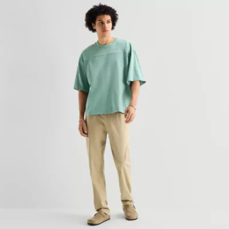 Arizona Oversized Boxy Fit Mens Crew Neck Short Sleeve T-Shirt