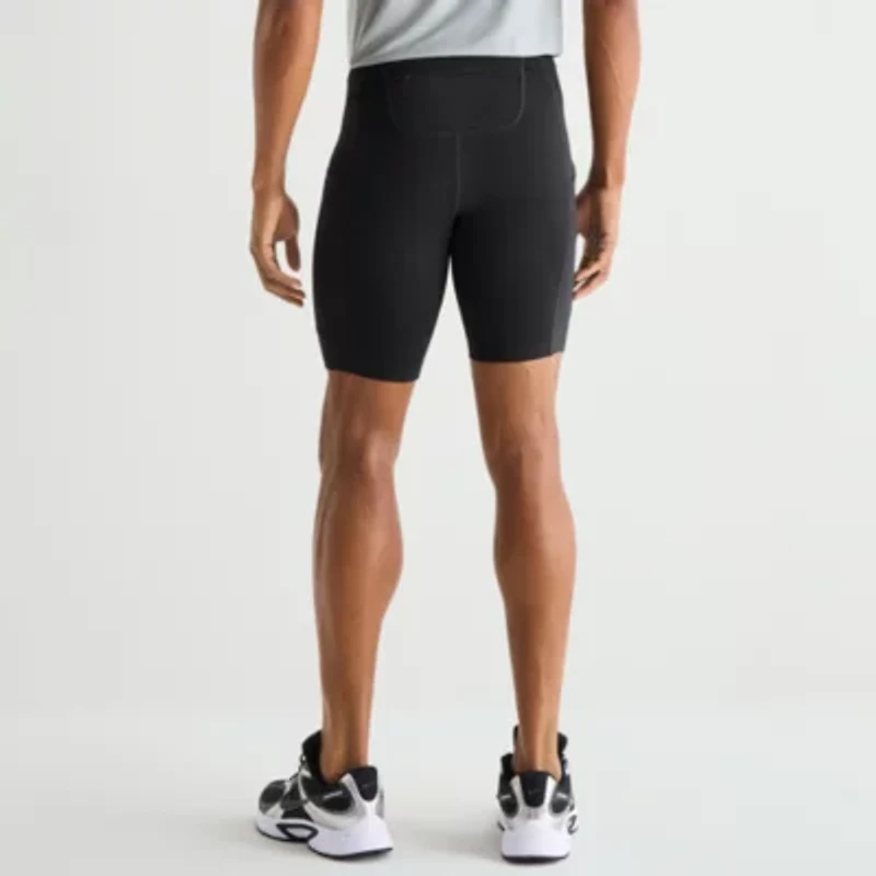Xersion Mens 9" Stretch Fabric Moisture Wicking Drawstring Waist Workout Shorts