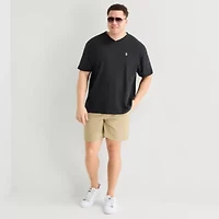 U.S. Polo Assn. Mens V Neck Short Sleeve Stretch Fabric Big and Tall T-Shirt