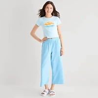 Hurley Womens Juniors Crew Neck Short Sleeve Fitted Graphic T-Shirt