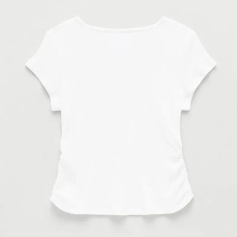 Thereabouts Little & Big Kid Girls Round Neck Short Sleeve T-Shirt