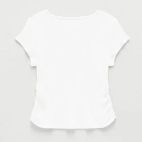 Thereabouts Little & Big Kid Girls Round Neck Short Sleeve T-Shirt