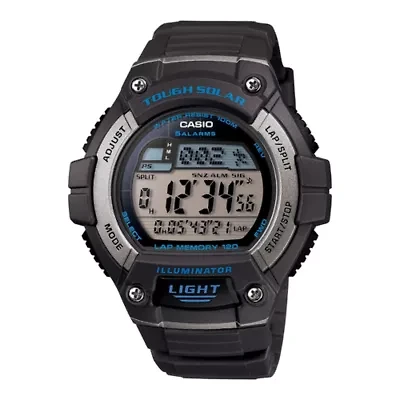 Casio® Solar Runner Womens Large Case Watch WS220-8A