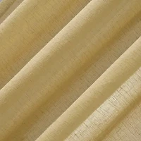 Clean Window Solid Anti-Dust Rod Pocket Sheer Single Curtain Panel