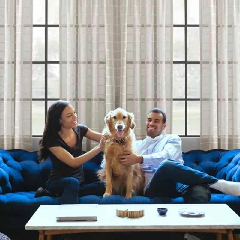 Clean Window Solid Anti-Dust Rod Pocket Sheer Single Curtain Panel