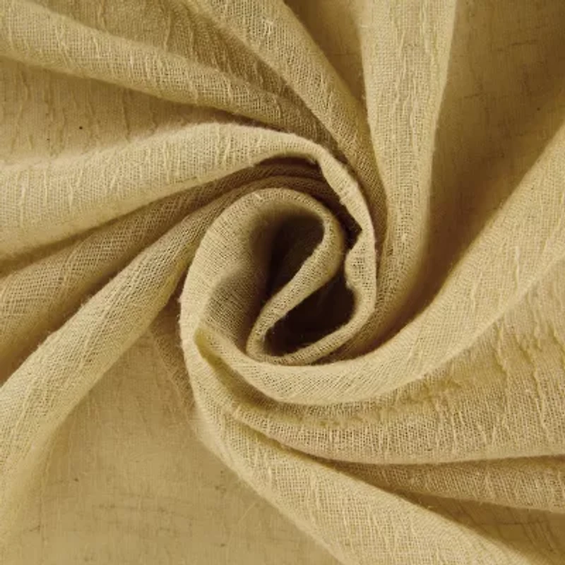 Clean Window Solid Anti-Dust Rod Pocket Sheer Single Curtain Panel