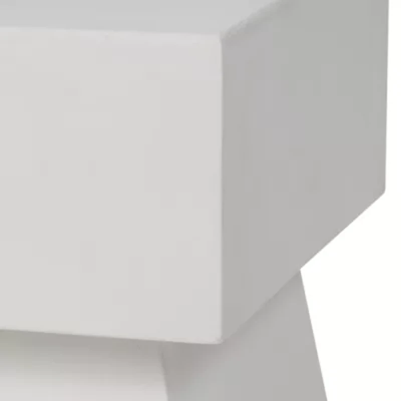 Safavieh Zen Patio Collection Concrete Side Table