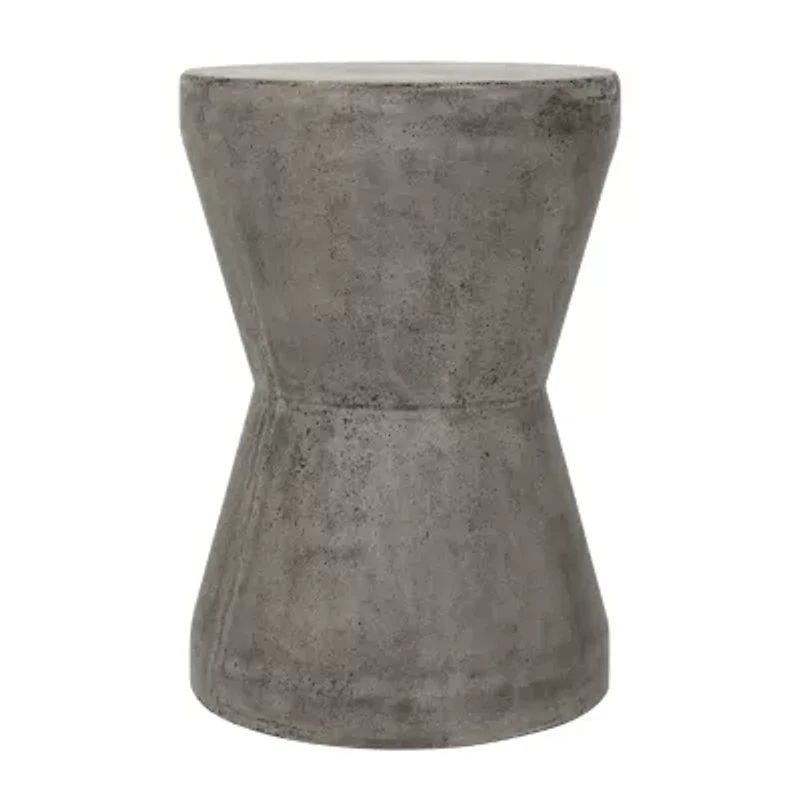 Torre Patio Collection Concrete Side Table