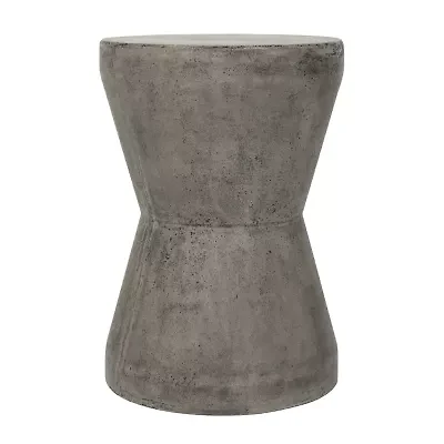 Torre Patio Collection Concrete Side Table