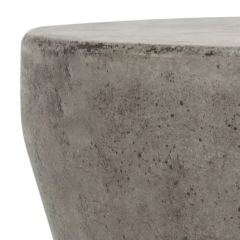 Torre Patio Collection Concrete Side Table