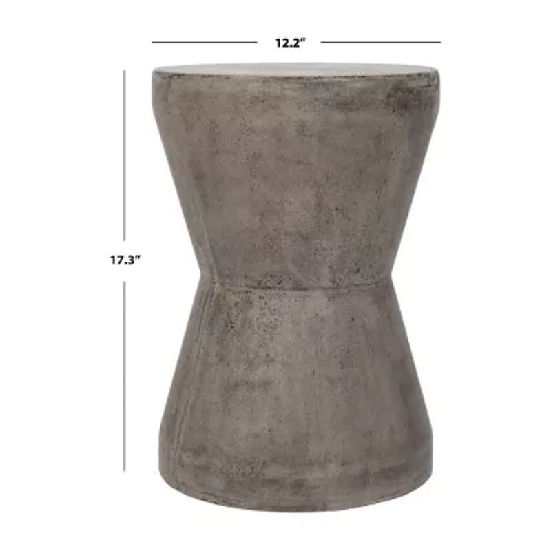 Torre Patio Collection Concrete Side Table