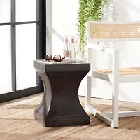 Curby Collection Concrete Side Table
