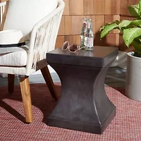 Curby Collection Concrete Side Table
