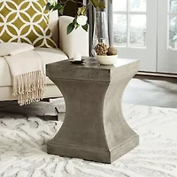 Safavieh Curby Collection Concrete Side Table