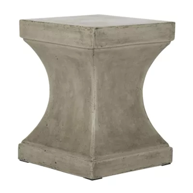 Safavieh Curby Collection Concrete Side Table