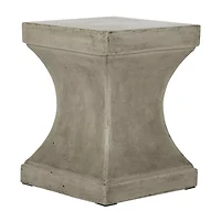 Safavieh Curby Collection Concrete Side Table