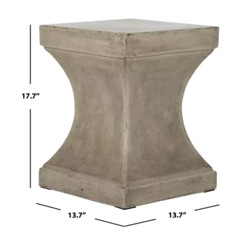 Safavieh Curby Collection Concrete Side Table