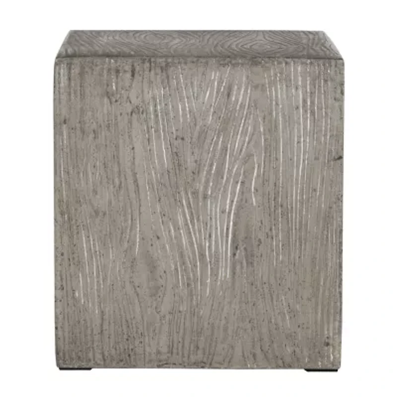 Safavieh Cube Collection Concrete Side Table