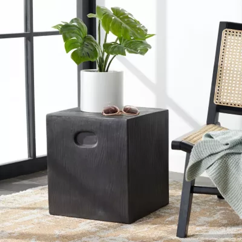 Cube Collection Concrete Side Table