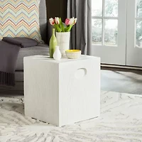 Safavieh Cube Collection Concrete Side Table